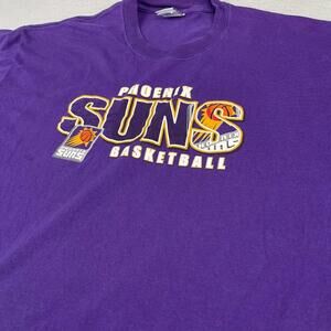 Phoenix Suns T Shirt Mens 2Xl Purple Nba Nba Nash 90S Tee Made In Usa